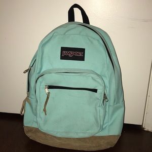 Mint baby light blue Jansport backpack 🎒